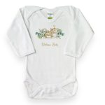 "Ξύλινο Αλογάκι "Welcome Baby" Τούρτα από πάνες-λευκά είδη και προίκα. - Image 4