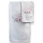 "Flower Little Princess" Τούρτα από πάνες-λευκά είδη και προίκα. - Image 6