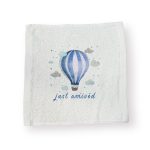 "Έφτασα Μπλέ Αερόστατο" Τούρτα από πάνες-λευκά είδη και προίκα. - Image 5